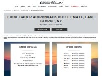 Website Screenshot Eddie Bauer Outlet