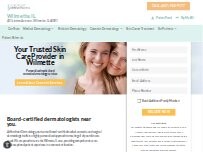 Website Screenshot Forefront Dermatology - Wilmette