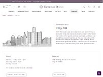 Website Screenshot Diamonds Direct Troy