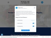 Website Screenshot The Wheeler Law Firm, APC