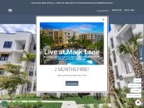 Website Screenshot Mark Lane Apartments