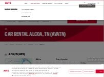 Website Avis Car Rental