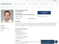 Website Screenshot Beau Saccoccia, MD