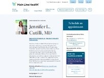 Website Screenshot Jennifer L. Cutilli, MD