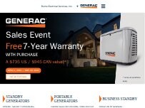 Website Screenshot Burns Electrical Services Inc.