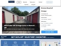 Website Screenshot Branson Bays Self Storage