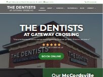 Website The Dentist at Gateway Crossing