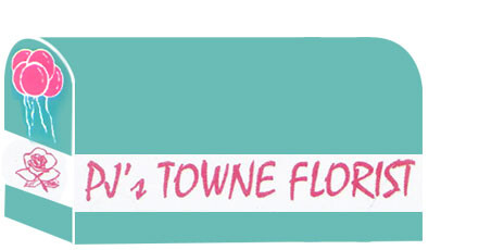 PJ's Towne Florist Logo