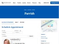 Website Screenshot Riverchase Dermatology - Parrish