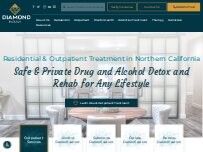 Website Screenshot Diamond House Detox