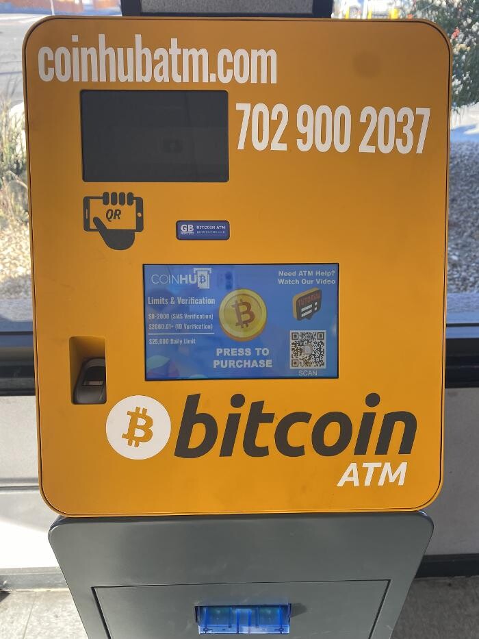 Images Bitcoin ATM Orange - Coinhub