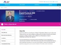 Website Screenshot David Cancel, MD