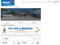 Website Screenshot StaxUP Storage