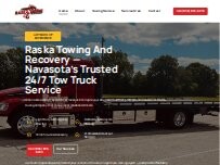 Website Screenshot Raska Towing And Recovery