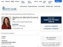 Website Screenshot Stephanie Greene, NP