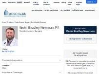Website Screenshot Kevin Bradley Newman, Jr, PA