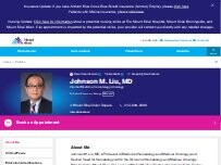 Website Screenshot Johnson M. Liu, MD