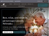 Website Screenshot Bailey Pointe Assisted Living at Van Dorn
