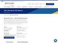 Website Screenshot Rockland Trust Bank