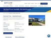 Website Screenshot Rockland Trust Bank