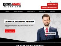 Website Screenshot Benchmark Injury Law