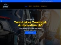 Website Screenshot Twin Lakes Towing & Automotive LLC