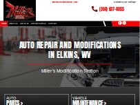 Website Screenshot Miller's Modification Station