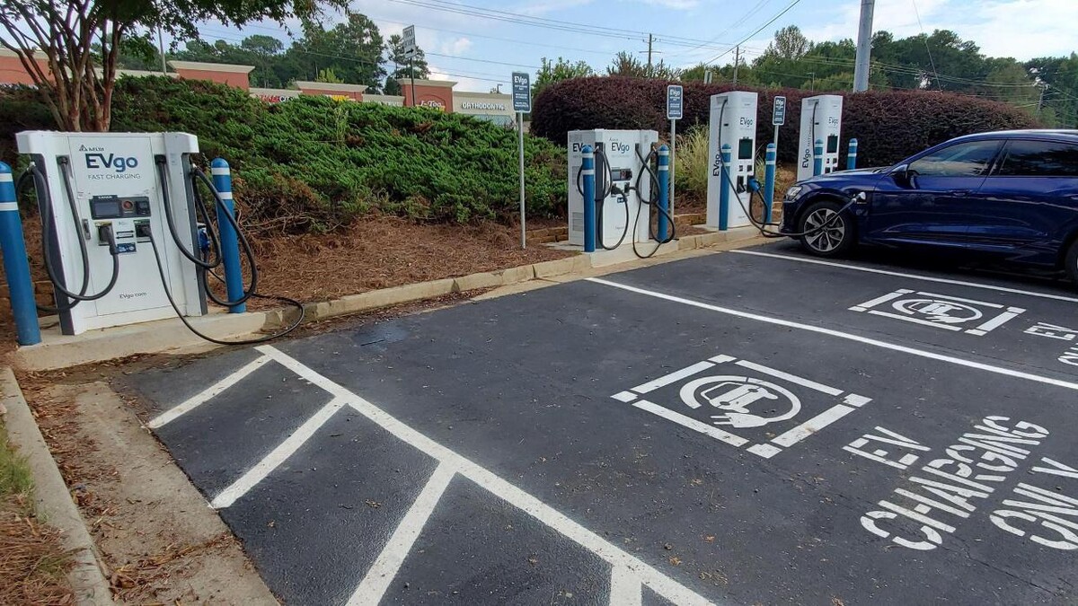 Images EVgo Car Charging Station