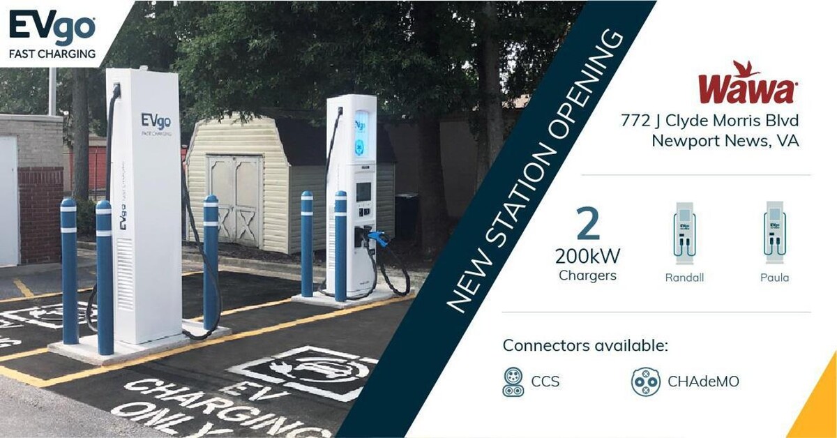 Images EVgo Car Charging Station