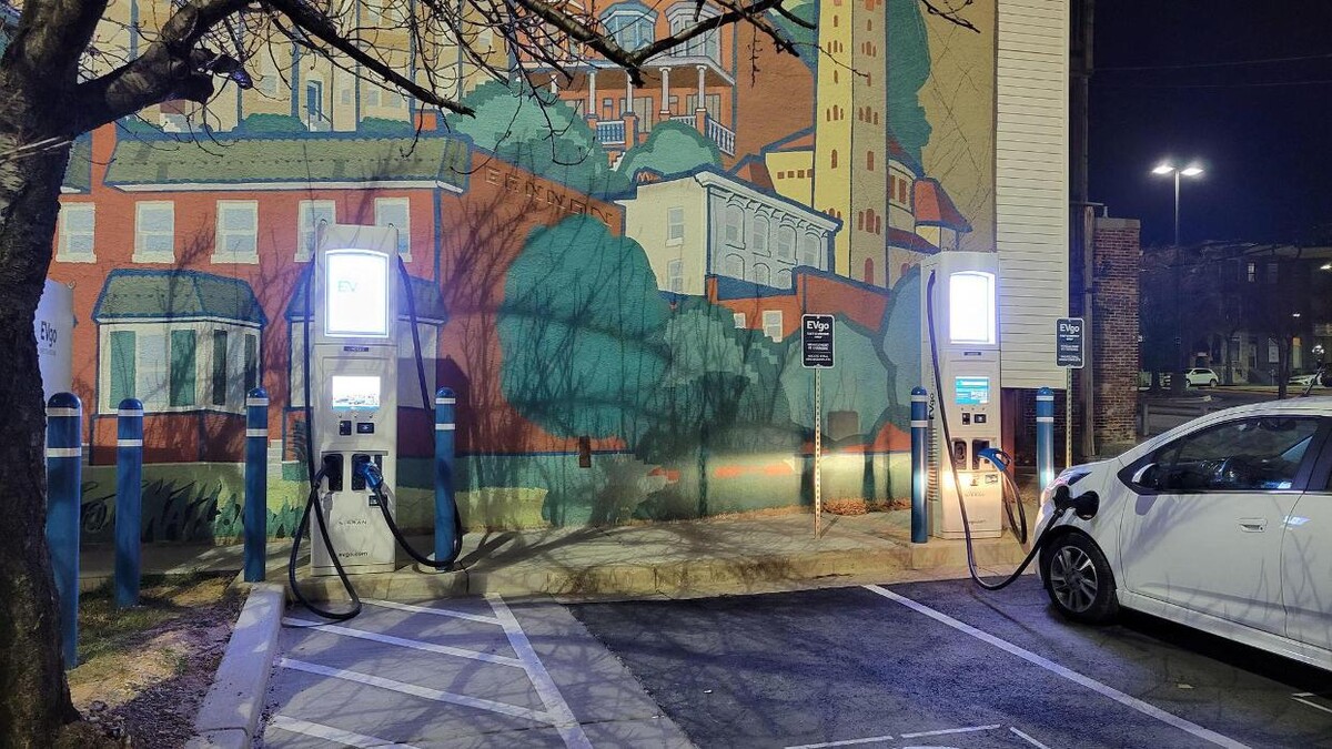 Images EVgo Car Charging Station