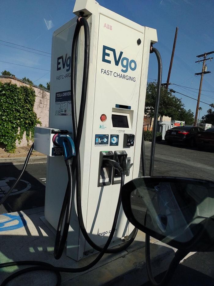 Images EVgo Car Charging Station