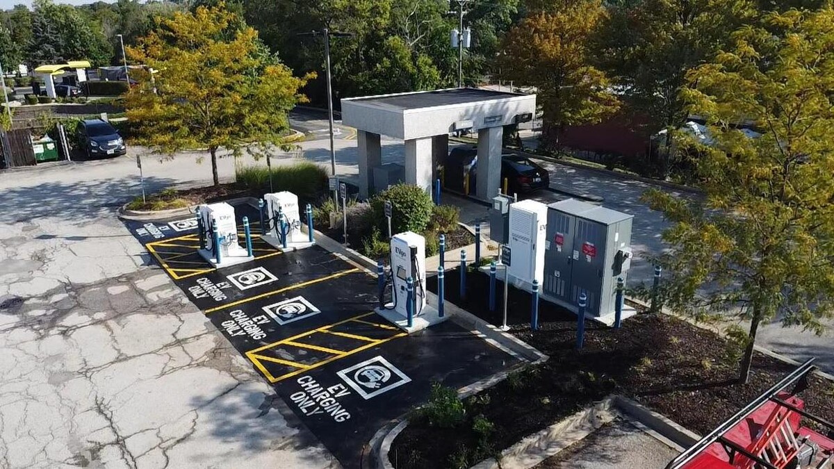 Images EVgo Car Charging Station
