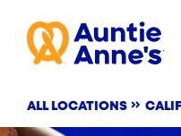 Website Screenshot Auntie Anne's