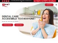 Website Screenshot 24/7 Dental - Emergency Dental Care