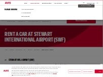 Website Screenshot Avis Car Rental