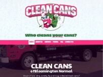 Website Screenshot Clean Cans LLC