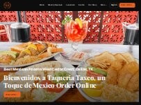 Website Screenshot Taqueria Taxco