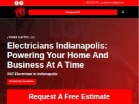 Website Screenshot Rinder Electric, LLC