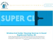 Website Screenshot Super Clean Windows & Gutters