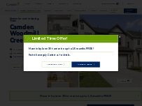 Website Screenshot Camden Woodmill Creek Homes for Rent
