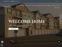 Website Screenshot Cedar Ridge Apartments