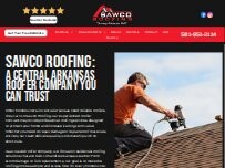 Website Screenshot Sawco Roofing
