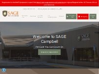 Website Screenshot SAGE Veterinary Centers - Campbell