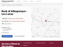 Website Screenshot Bank of Albuquerque