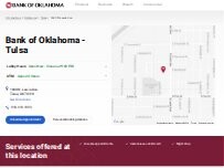 Website Screenshot Bank of Oklahoma