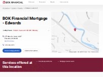 Website Screenshot BOK Financial Mortgage