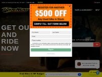 Website Screenshot RideNow Denton