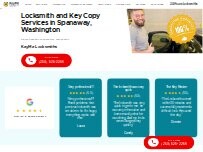 Website Screenshot KeyMe Locksmiths