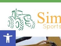 Website Screenshot Simmons Sports & Services