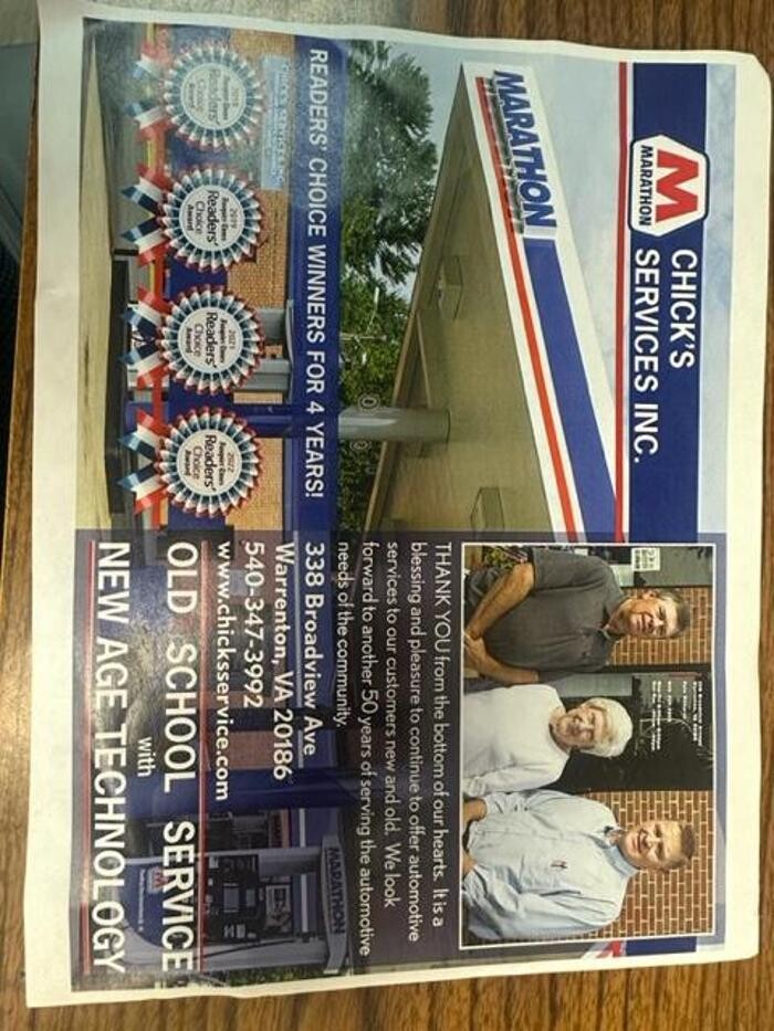 Images Chick's Services Inc.